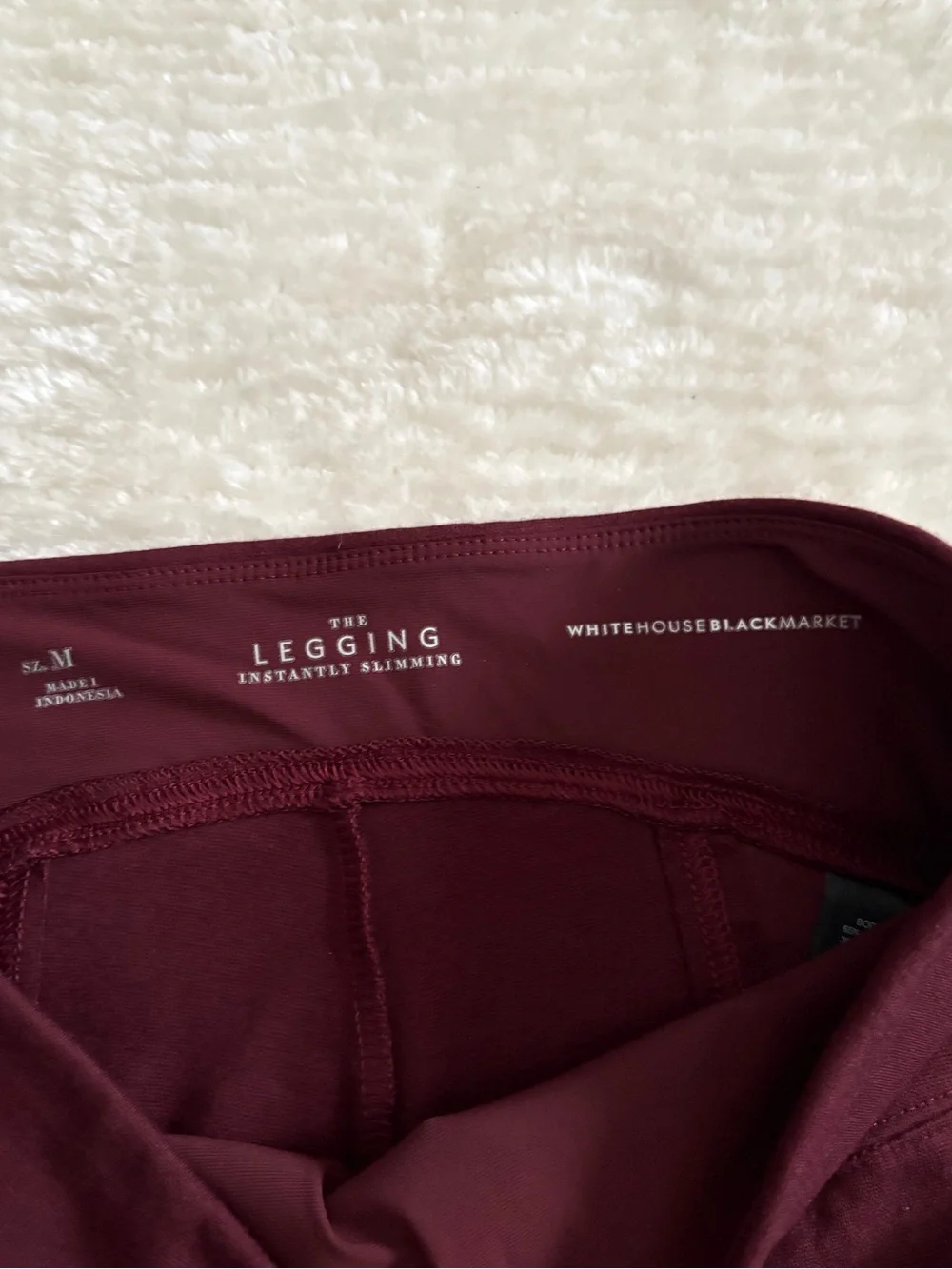 WHBM Instantly Slimming Leggings in Cabarnet
